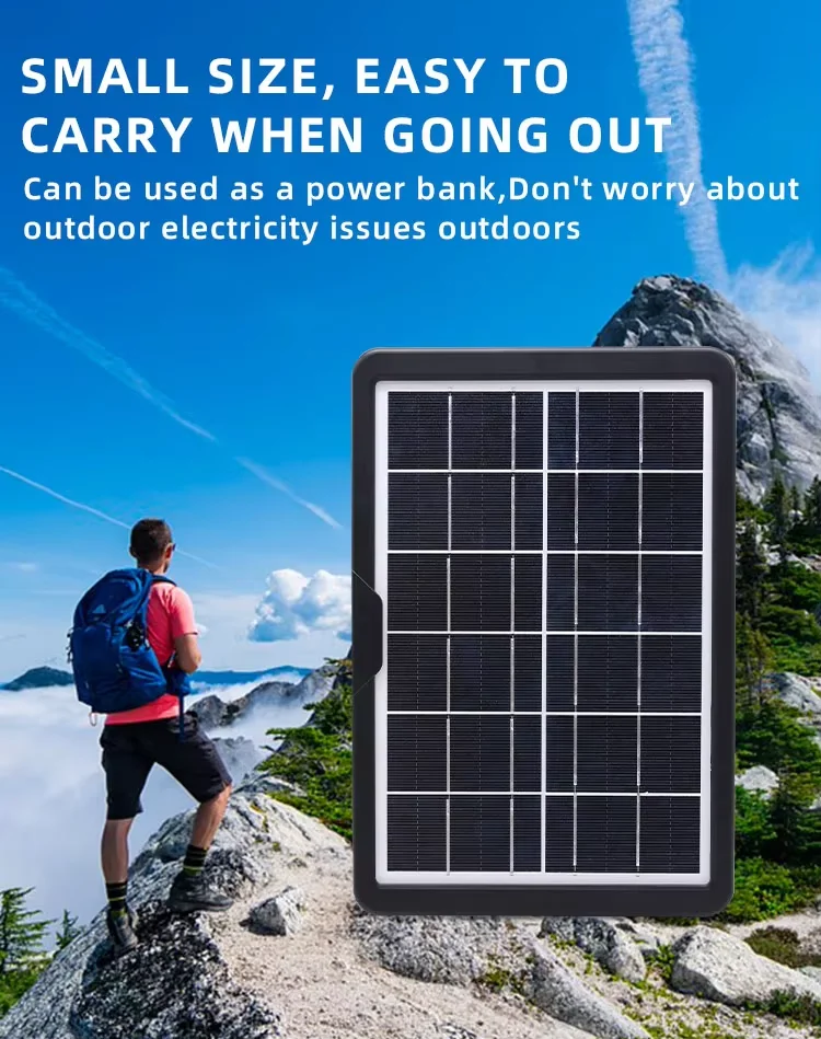 Small Solar Charger panel Universal Solar Cell Charger 6v 6.8w Solar universal usb chargeing panel with USB stabilizer