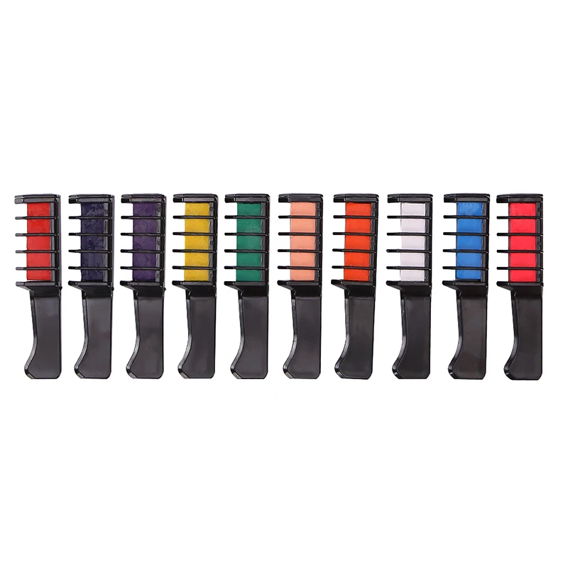 Hot sale hairdressing hair dyeing Washable Safe Hair Dye For Party Gift Temporary Hair Chalk Comb