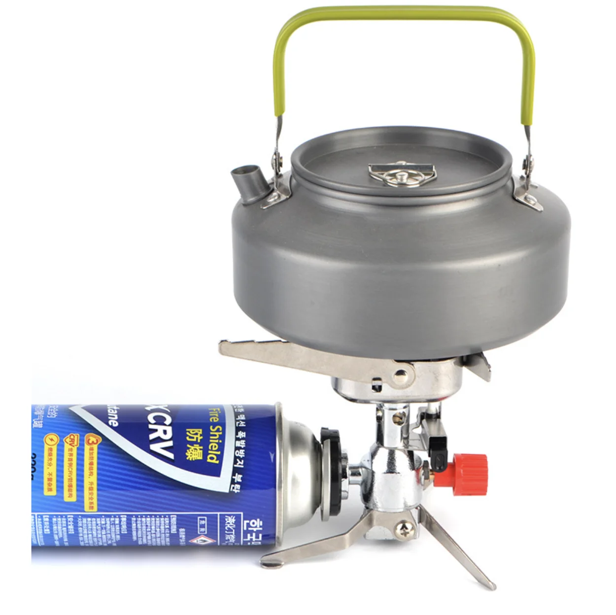 Outdoor Mini Portable Camping Gas Stove Folding Camping Stove Applicable to Long Gas Tank