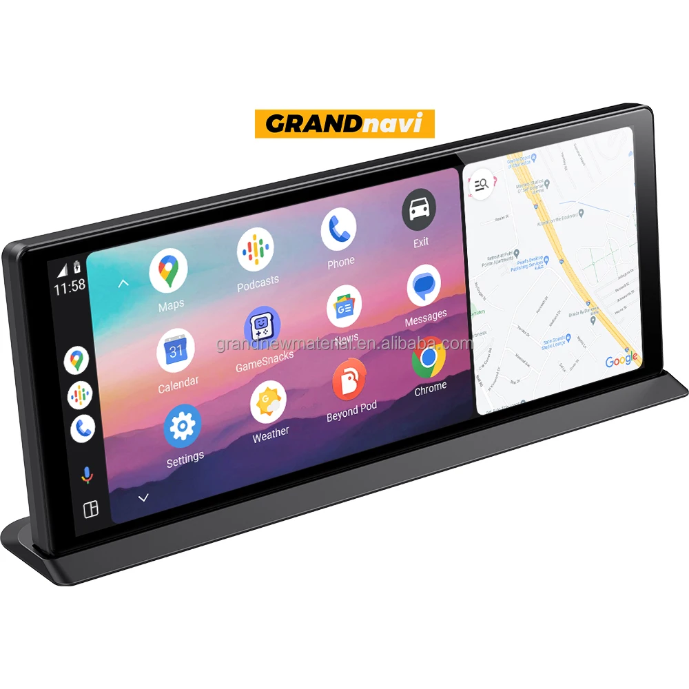 GRANDNAVI 11.3inch Wireless CarPlay Android Auto Touch Screen BT Music FM Transmission AUX Like For BMW AUDI BENZ Car Display