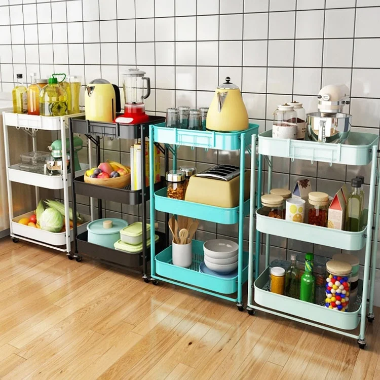 Steel Frame Three Layers Barber Trolley Beauty Salon Trolley