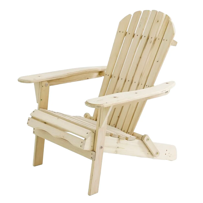 Wholesale Modern Outdoor Furniture Wooden Adirondack Garden Folding Chairs Sofa Garden Chair Set