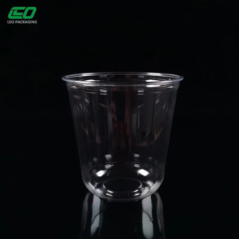 wholesale 10oz 300ml pet u shape cup
