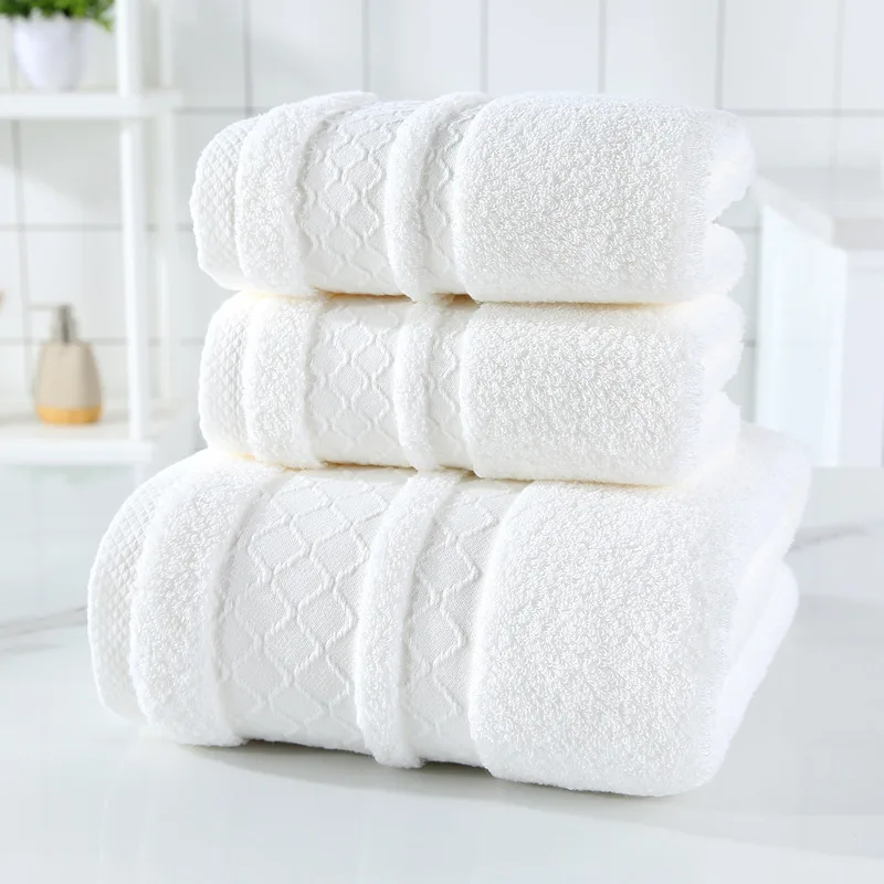 Wholesale Bath Towel Set 100% Egyptian Cotton Luxury Plain Bath Towel