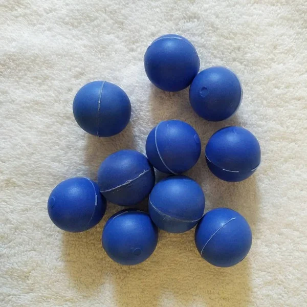 High precision PP plenty of Small hollow colorful plastic BLUE ball on stock