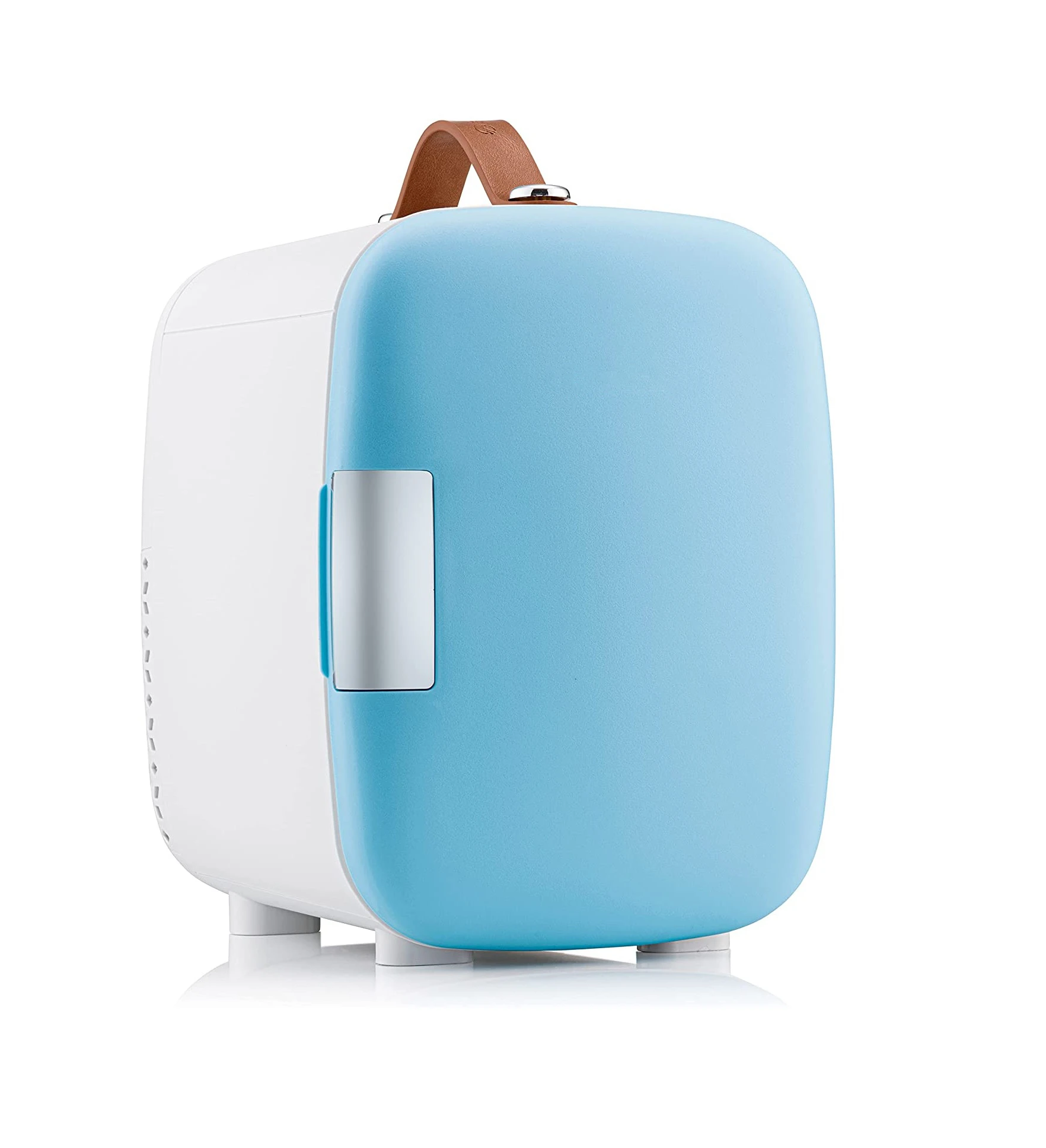 12V Portable Car Fridge 4L 6 Cans Mini Fridge with USB Power Option for Drinks Cosmetics Beauty Foods Milk Bottles