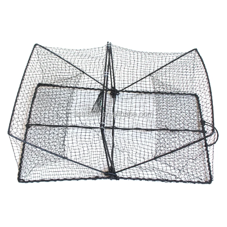 Commercial China Wholesale Lobster Crayfish Crab Shrimp Square Trap Cage Fish Pot