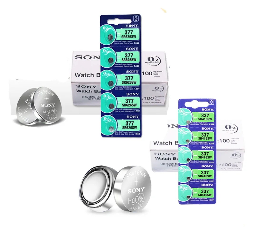  OEM SR626SW 377 Silver Oxide Button Battery 1.55v For Smart
