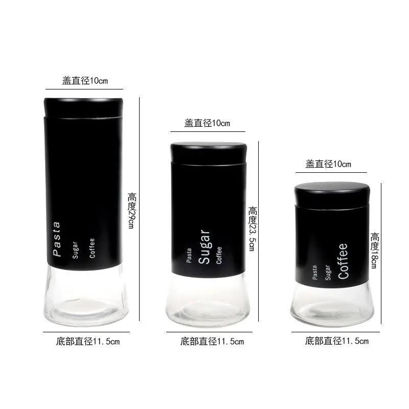 Wholesale Home Storage Jar With Lid Stainless Steel Kitchen Seal Jar Baby Snacks Large Seal Bottle Food Container