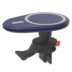 Strong magnets auto adsorption15W wireless magsafing charger car mount fast charger for iphone13