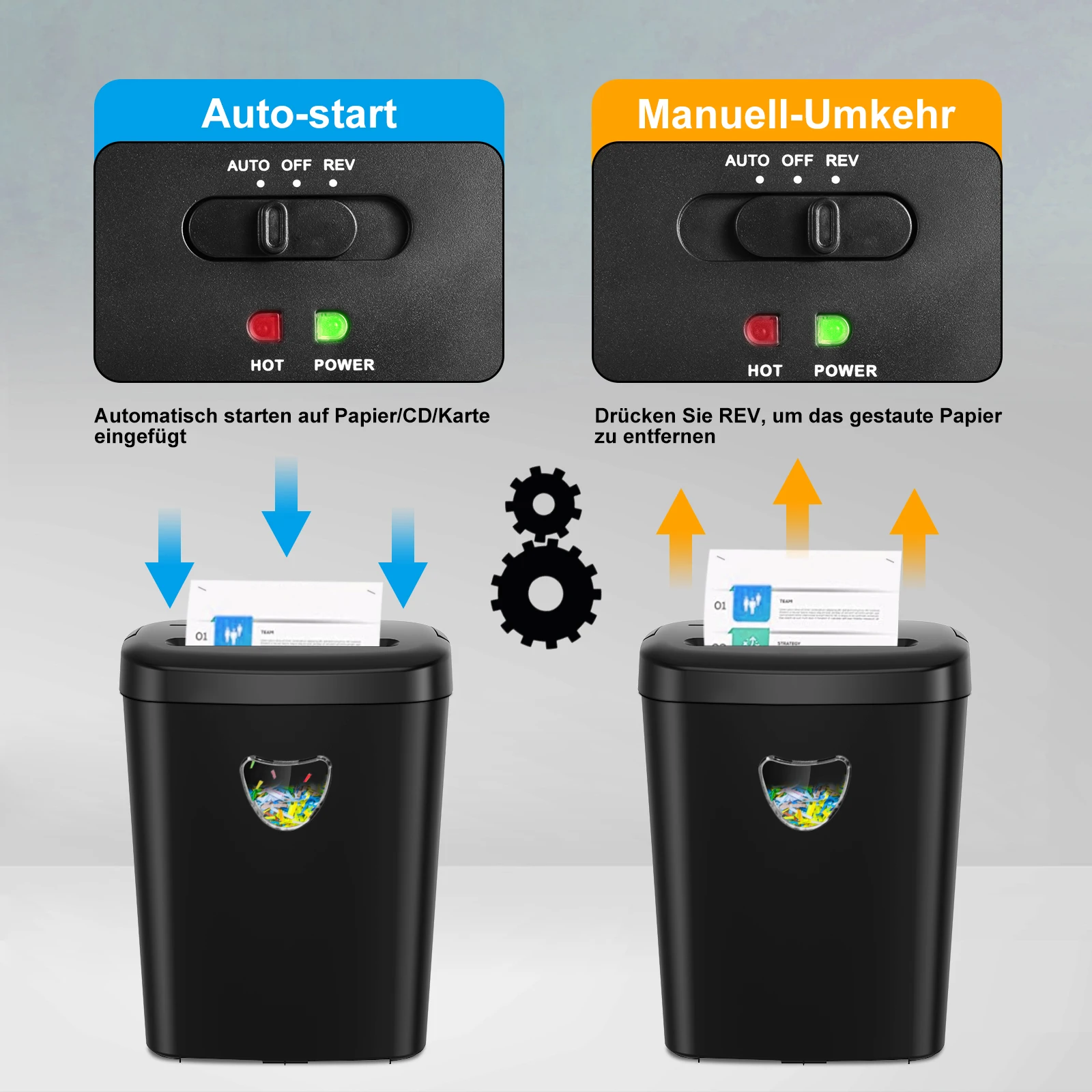 12 SHEETS CORSS CUT Best Selling Paper Shredder Machine CD228P-12 P-4 Security Level Office Quiet  4*35 MM Big Bin 25L