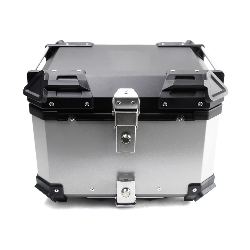 BK 45L bike luggage carrier jtan aluminum alloy side luggage pannier alloy top case motor trunk box motorcycle tail boxes