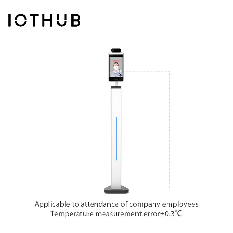 
Ai Intelligent Digital Face Recognition Lcd Display Hands Free Camera Normal Measurement Integrated Thermal Thermometer Access 