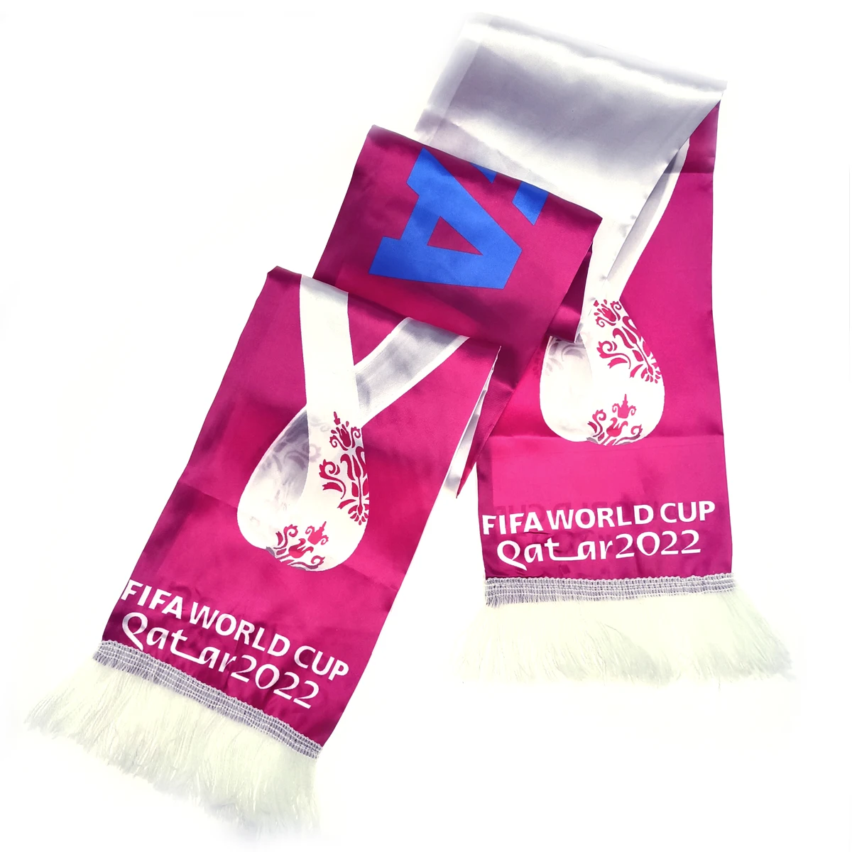 High quality cheap custom printed polyester sports football fan scarf custom scarf