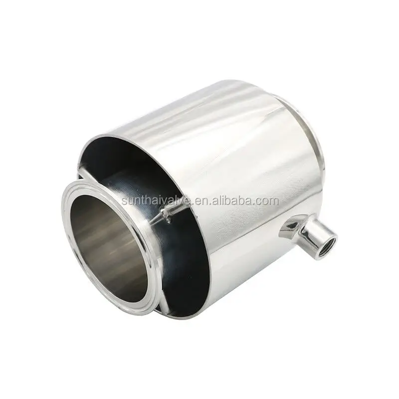 Stainless Steel Closed Loop Dewax Jacketed Columns Tri Clamp Spool Jacket With a Column