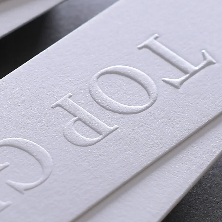 Embossed hang tags colored price tags paper tag brand name label custom labels for clothing brand