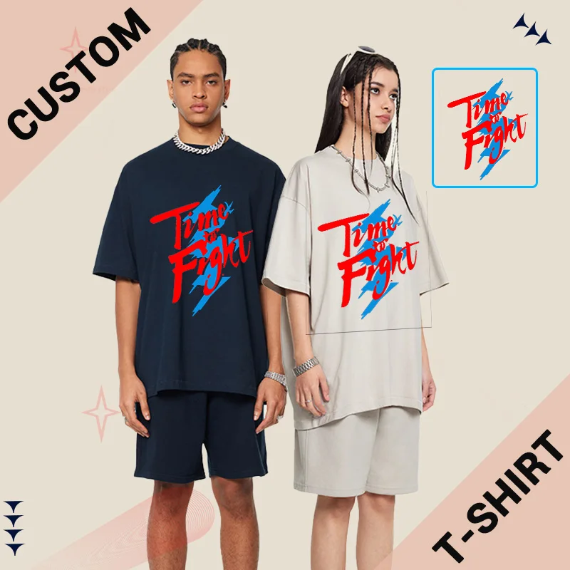 Customized print garment couple lovers 100%cotton bamboo street wear front back reflective custom t-shirt manufacturer factory