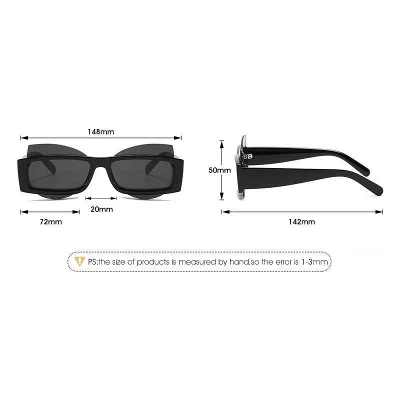 Fashion Sunglasses Newest Ladies Vintage Square Butterfly Sunglasses Trendy Women Shades Sun Glasses Wholesale