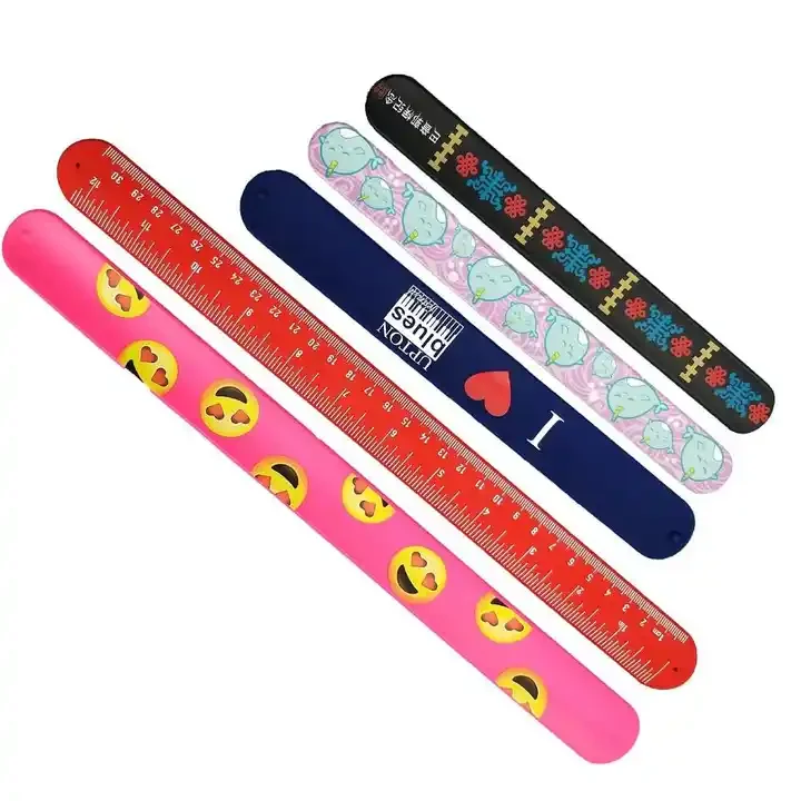 Wholesale Manufacturer Custom Plain Silicon Slap Bracelet Plain Silicone Bracelets Plain On
