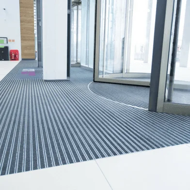 Heavy Duty Commercial Dust Control Aluminum Entrance With Carpet Dust Removal Sand Scraping Outdoor Aluminum Alloy Doormat