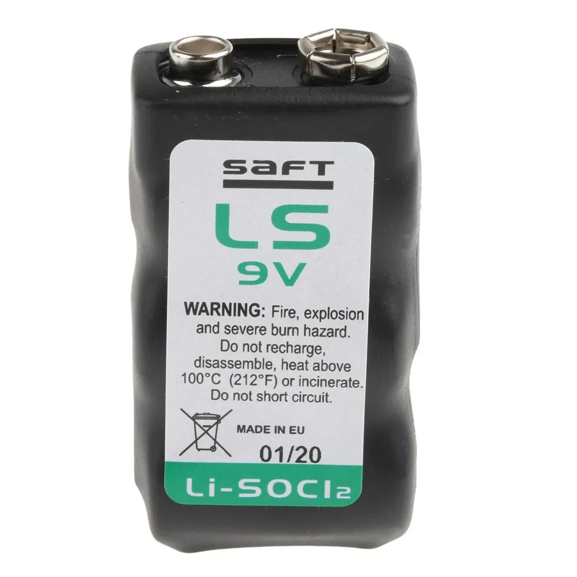 SAFT LS9V LS 9V Primary Lithium Battery