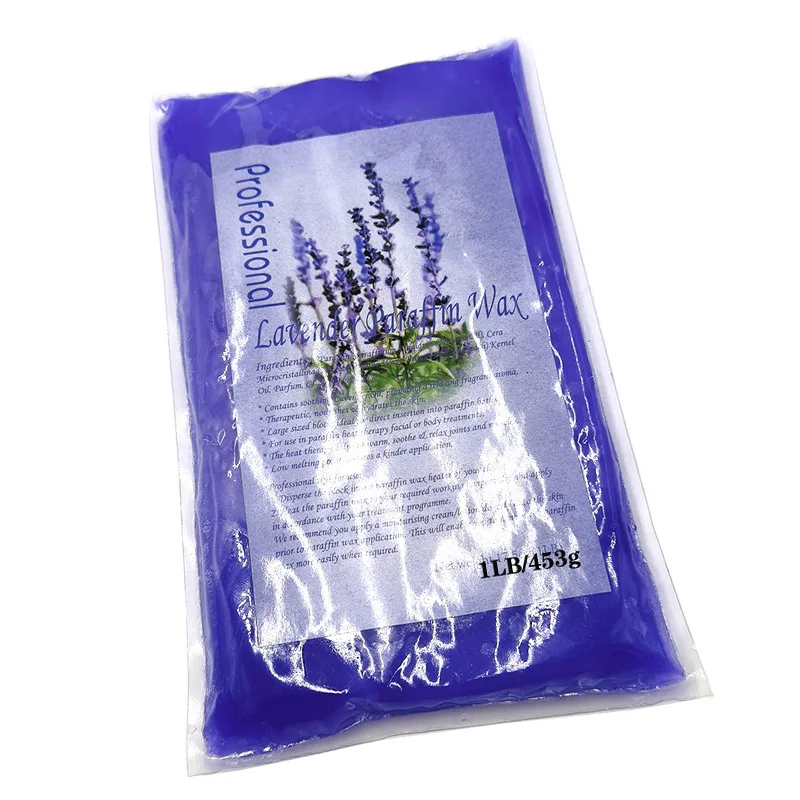 private label anti-wrinkle whitening hands foot lavender paraffin wax for home use personal care