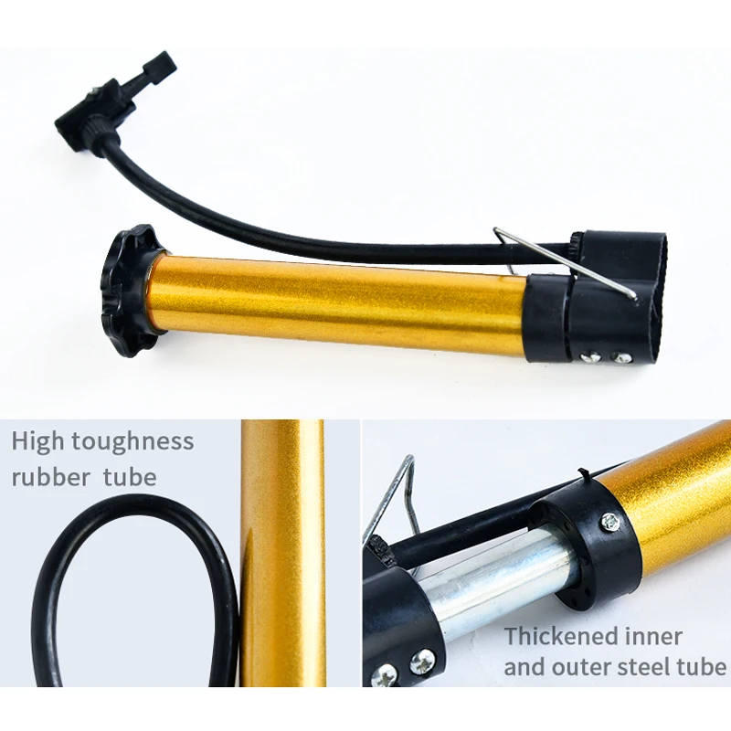 High Quality  portable manual air pump mini gold hand ball pump high pressure hand pump