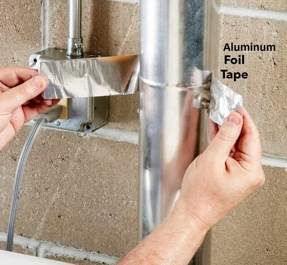 Heavy Duty Duct Hvac Aluminium Refrigerator Alu Foil Waterproof aluminum foil sealant tape