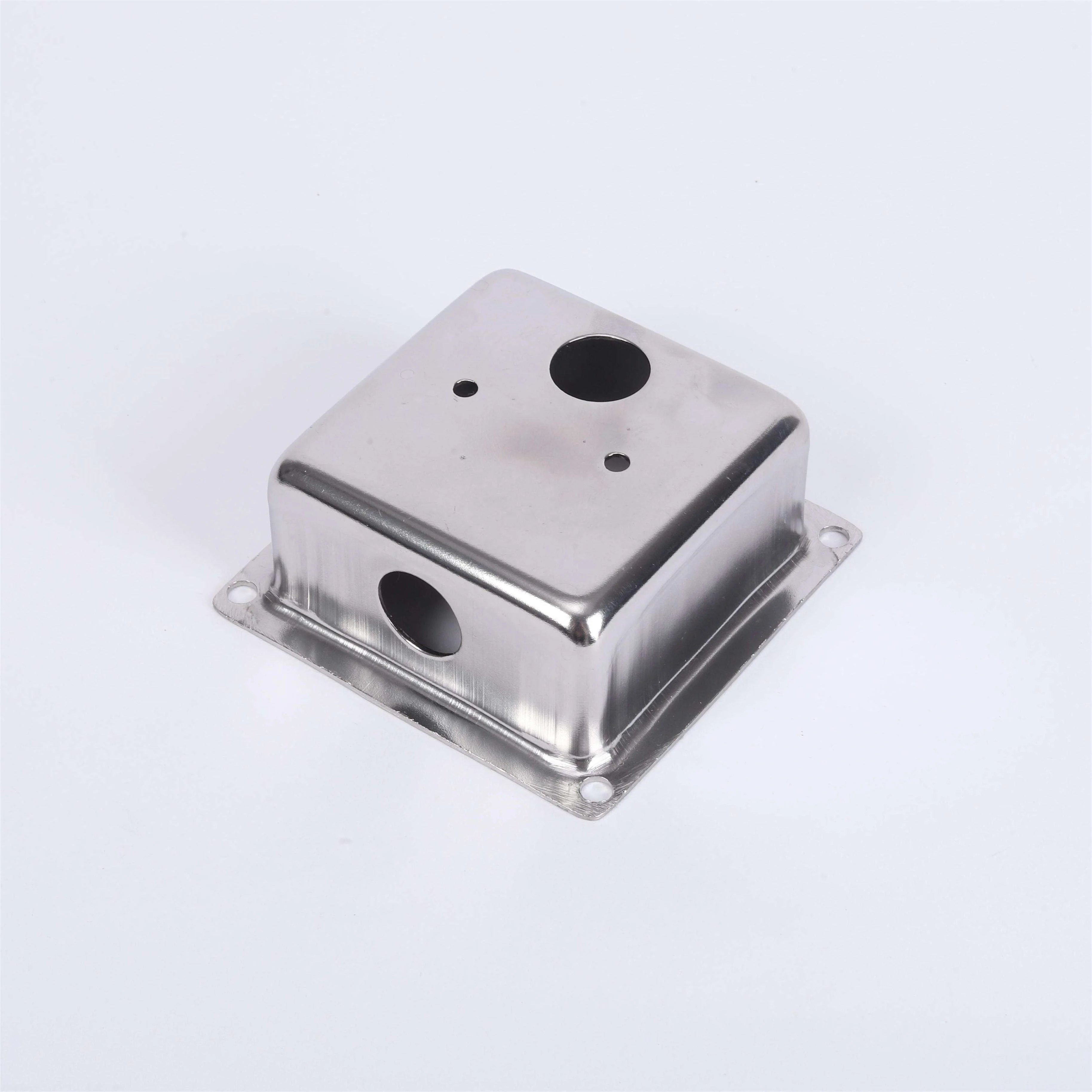 Customized Deep Draw Stamping Parts Bespoke Stainless Steel Round Square Wire Junction Box Deep Drawing Parts