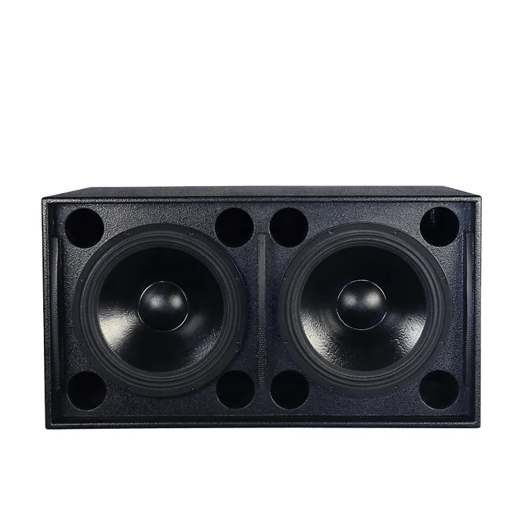 Sound system pro loudspeaker double 18 inch subwoofer 1200W birch plywood night club passive audio equipment