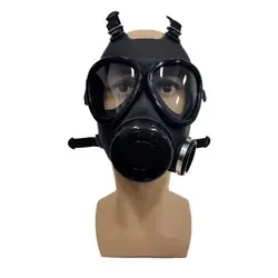 Wholesale Tactical Black Masque A Gaz Gas Mask With Filter Respirator Silicone Full Face Half Chemical Toxic Gas Mask