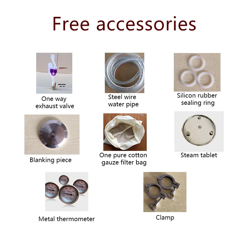 20L custom home alcohol distiller crystal column pure copper mesh private brandy whiskey rum distillation wholesale Pure dew