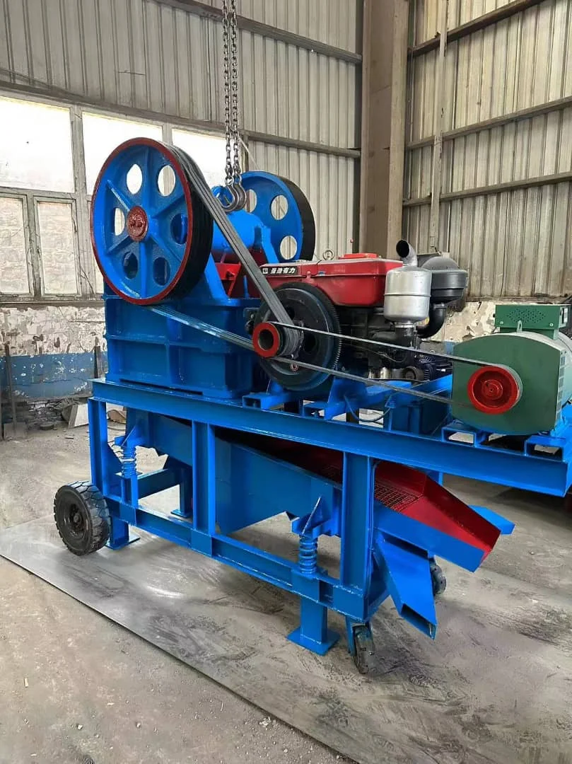Energy saving Stone jaw crusher with conveyor price for sale