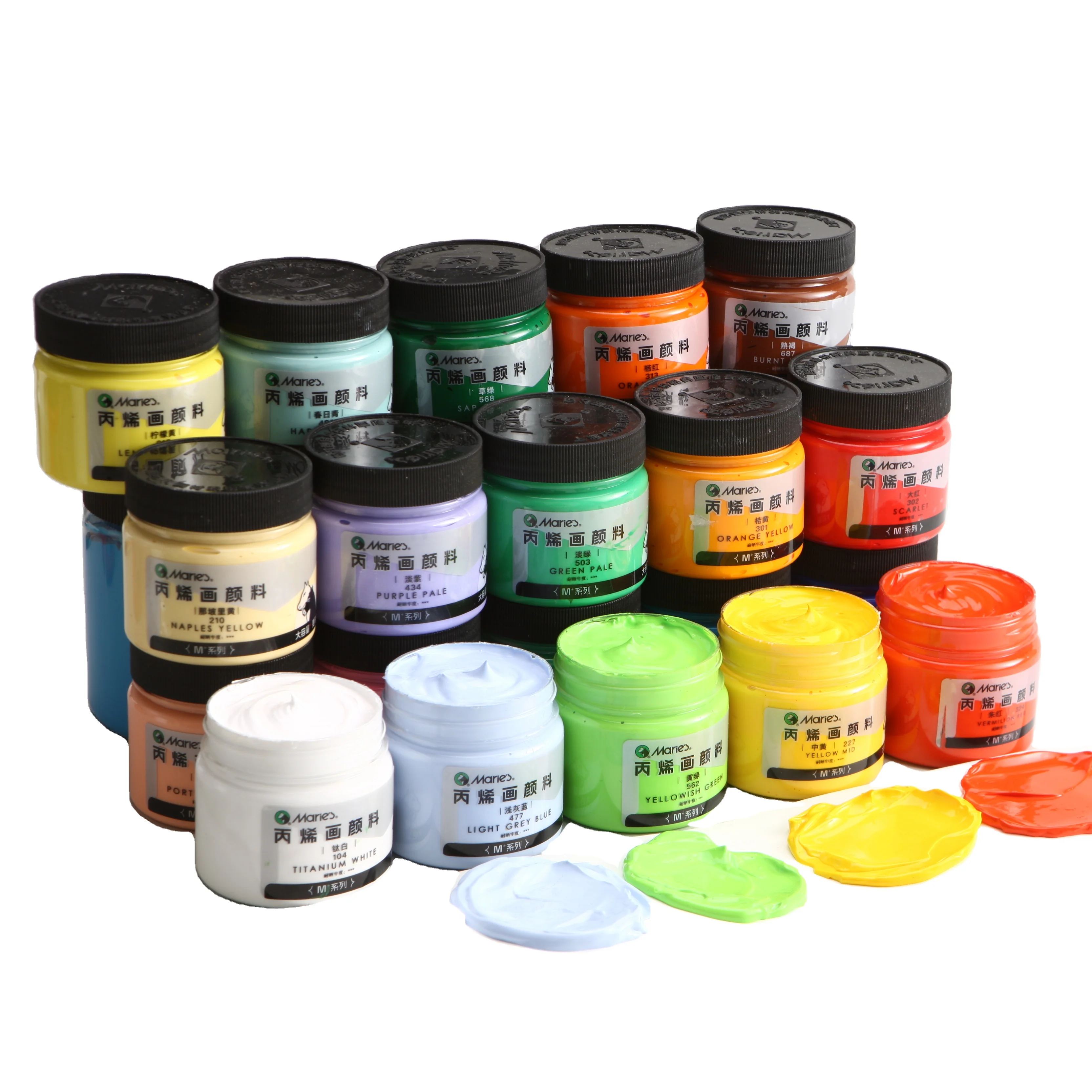 Maries 100ml Acrylic Paint DIY Hand-Painted Canvas Non-Fading Waterproof Graffiti Wall