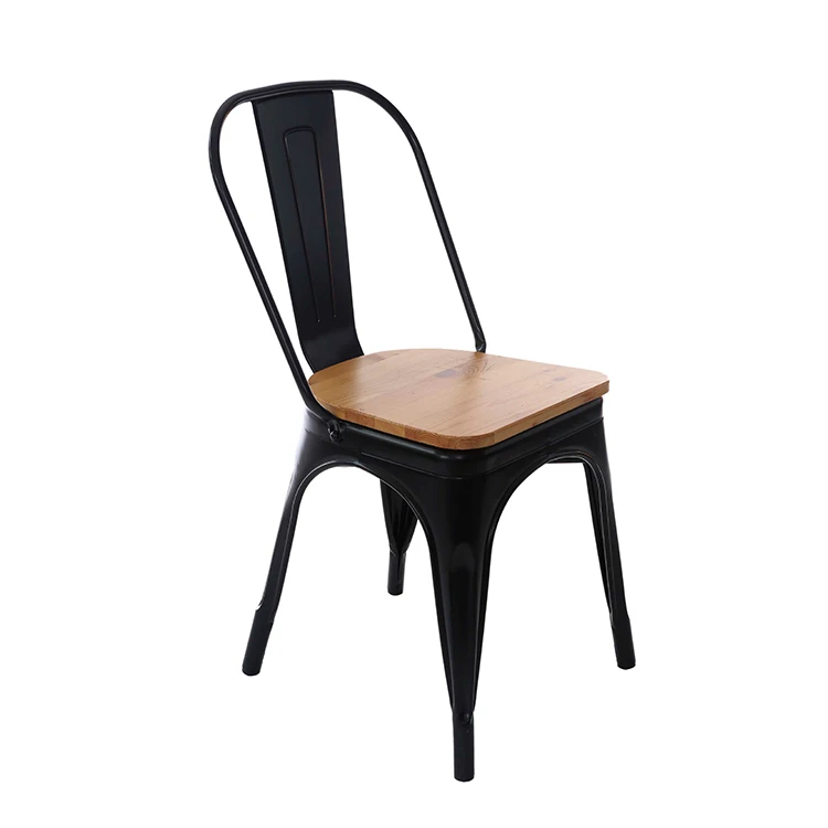 
Fast Ship Big Size Wooden Studded Restaurant Industrial Kitchen Dinner Chairs 