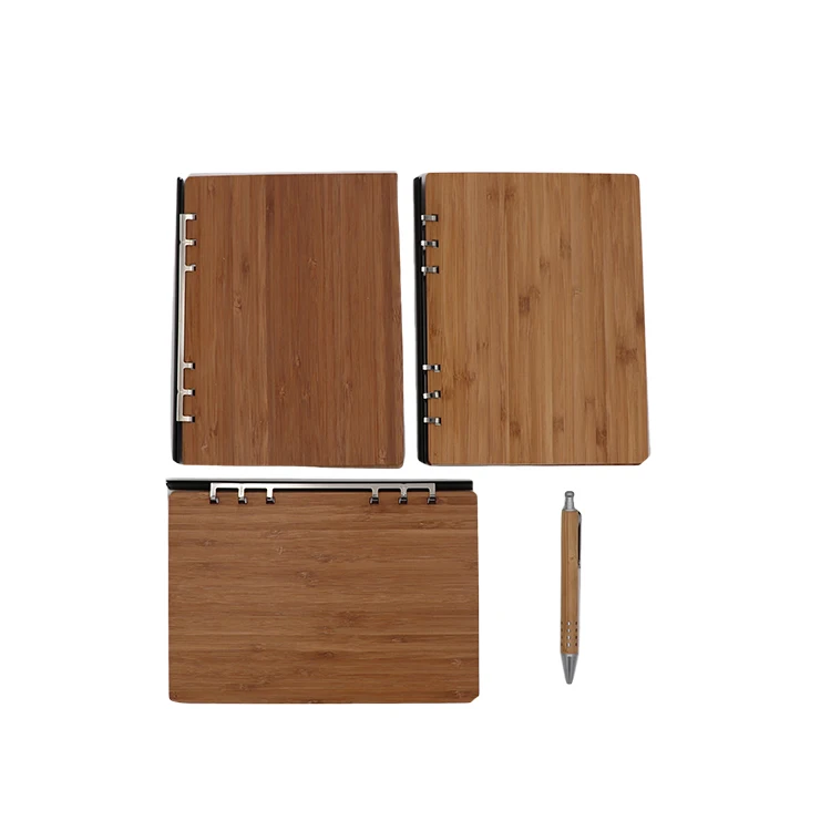 Eco friendly bamboo note book for wedding