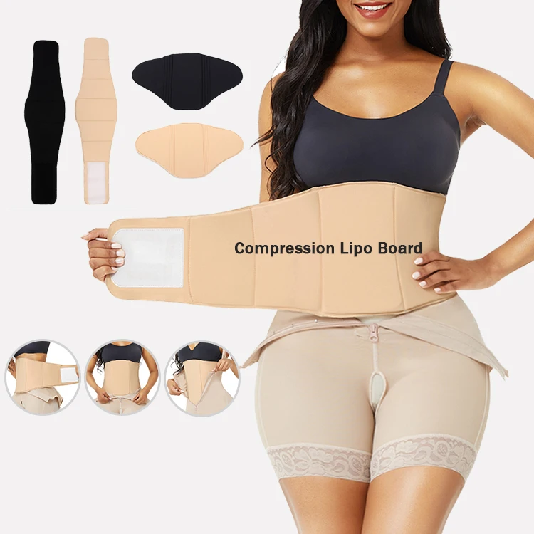 
2020 Postoperative And Postpartum Abdominal Lipo Board Post Surgery Ab Compression After Lipo Board Full Body Shapewear 