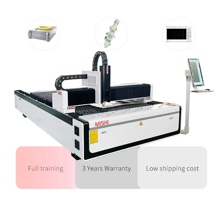 MISHI stainless steel cnc laser cutting machine fiber 1000w metal laser cutting machine laser cutting machine metal