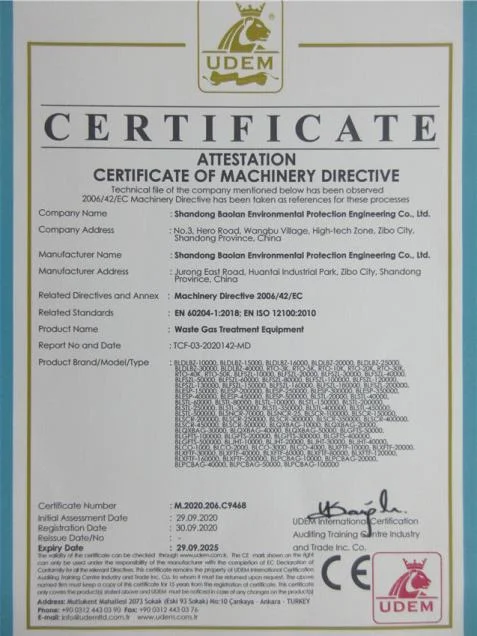 High quality electrostatic precipitator ESP industrial dedusting equipment
