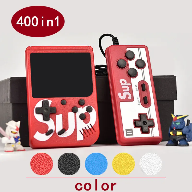 Sup Box 400 in 1 Double Layer Mini Consola 1020 Mah Power Bank Console Handheld Game Player with Usb Port Remote (1600502137959)