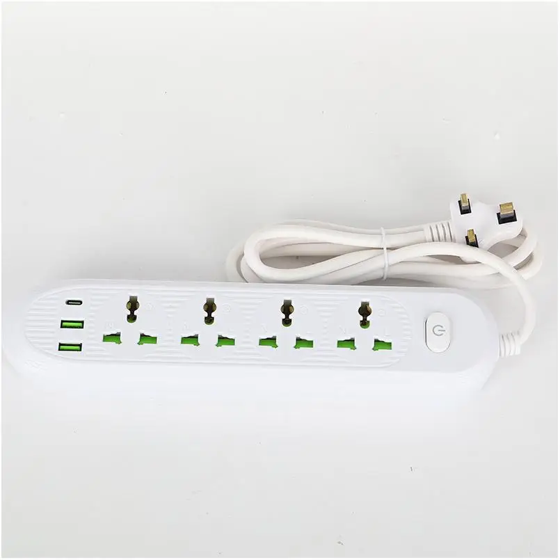 Plugs Sockets Double Holder Adapter Charging 1 Inch Timer Cover Desk Male Type 2 Phone Plugs 3 Pin Electric Delefu Sockets