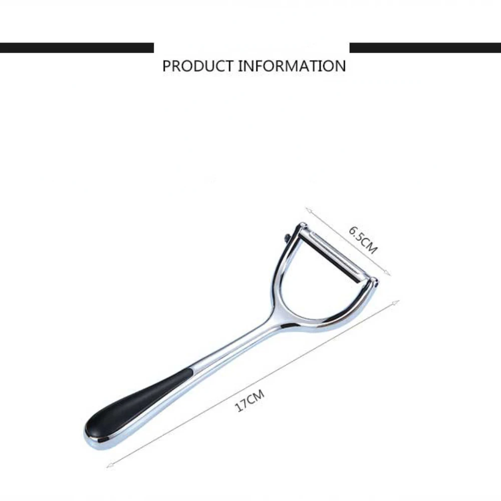 Stainless Steel Vegetable Fruit Peeler Julienne Cutter Slicer Y Peeler with Non-Slip Silicone Handle