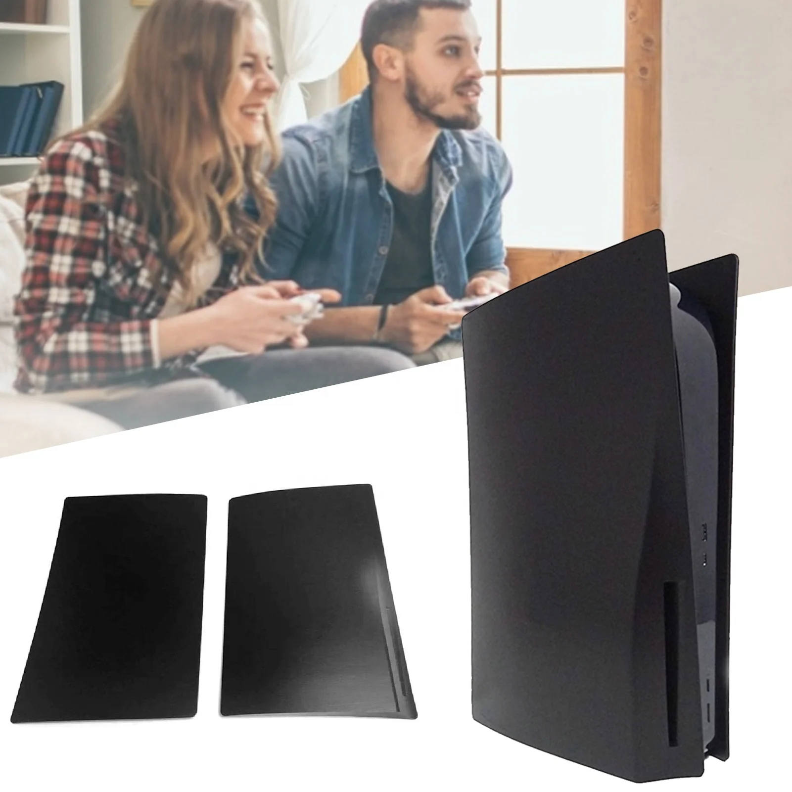 Faceplate for disc version ps5 shell console panel skin cover plastic plate with different colors support customized