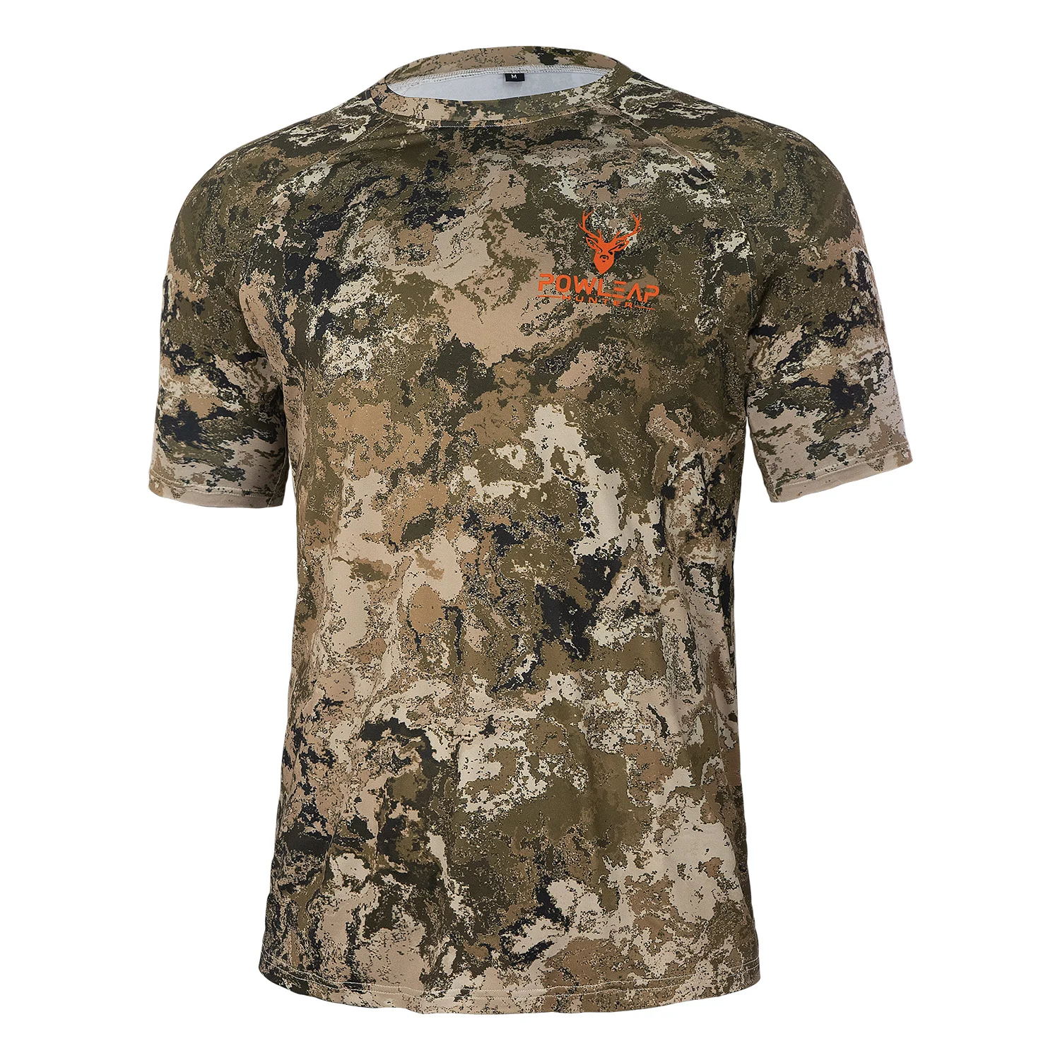 2023 Summer Men Women Stretchable Camo Hunting T Shirts High Quality Short Sleeve Hunting Clothing