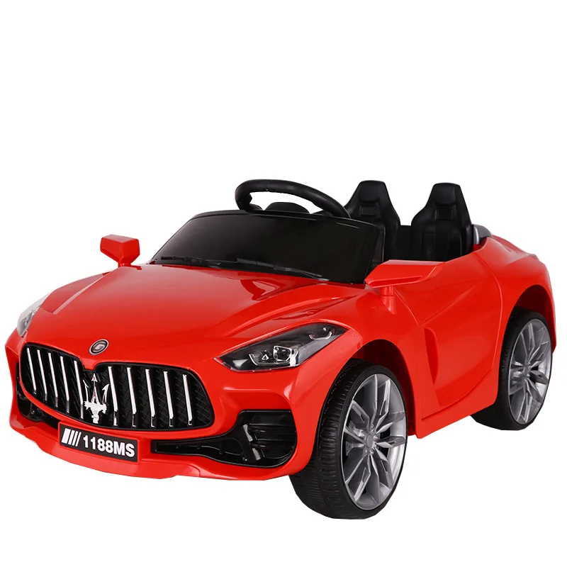 wholesale electric car for children new style children electric car remote control boy and girl 2seats dual drive rideon cars