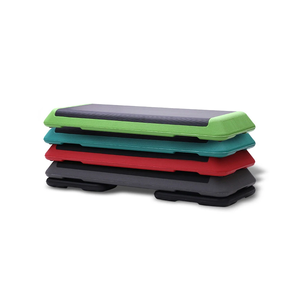 Colorful Wholesale Gym Body Training Adjustable Fitness Step Platforms 110CM Aerobic Stepper