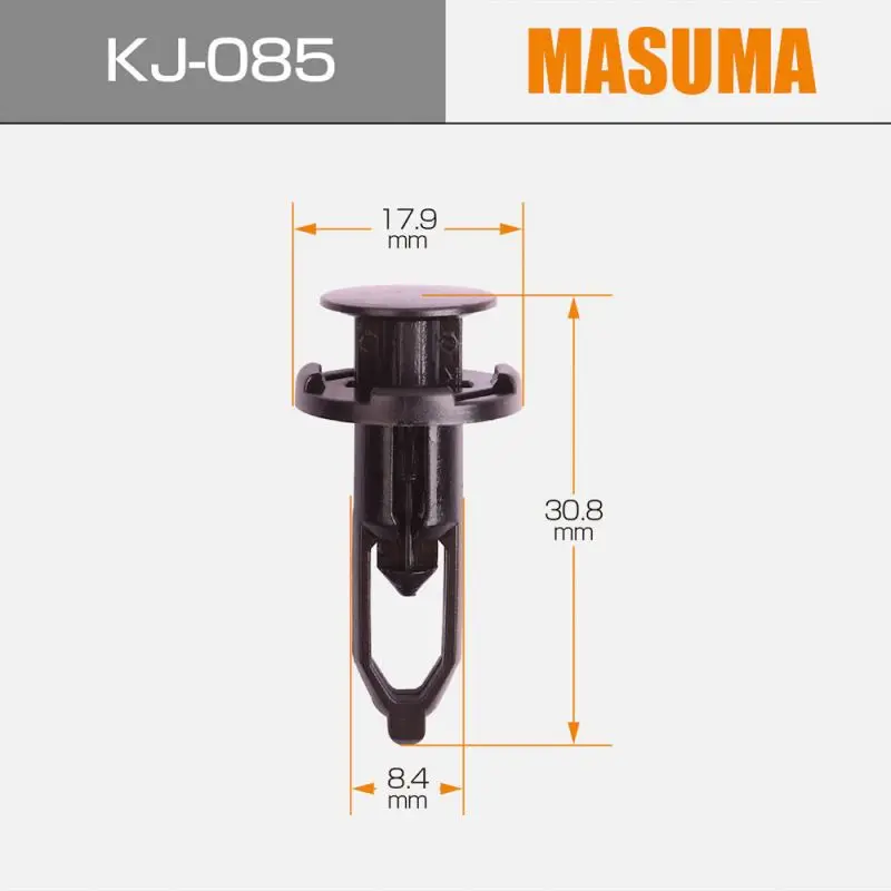 KJ-085 MASUMA запчасти Универсальный ЗАПЧАСТИ Бампер Пластиковые зажимы 52161-16010 90467-A0008 для TOYOTA