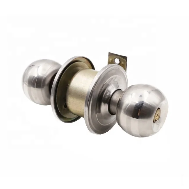 Keyed Entry Door Tubular Knob Cylindrical Door Lock For Safe