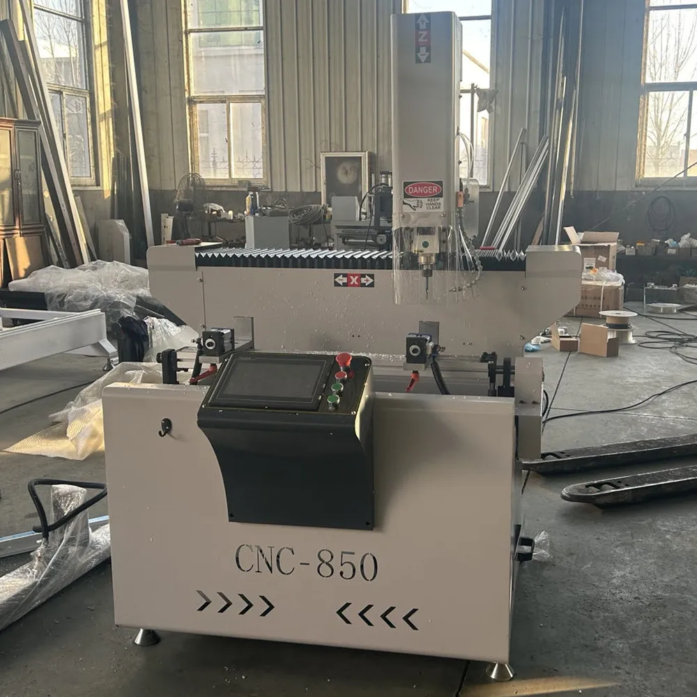 2024 New Design 800mm 1200mm 3 Axis Cnc Drilling And Milling Machine For Aluminum Profile/aluminum window CNC copy router