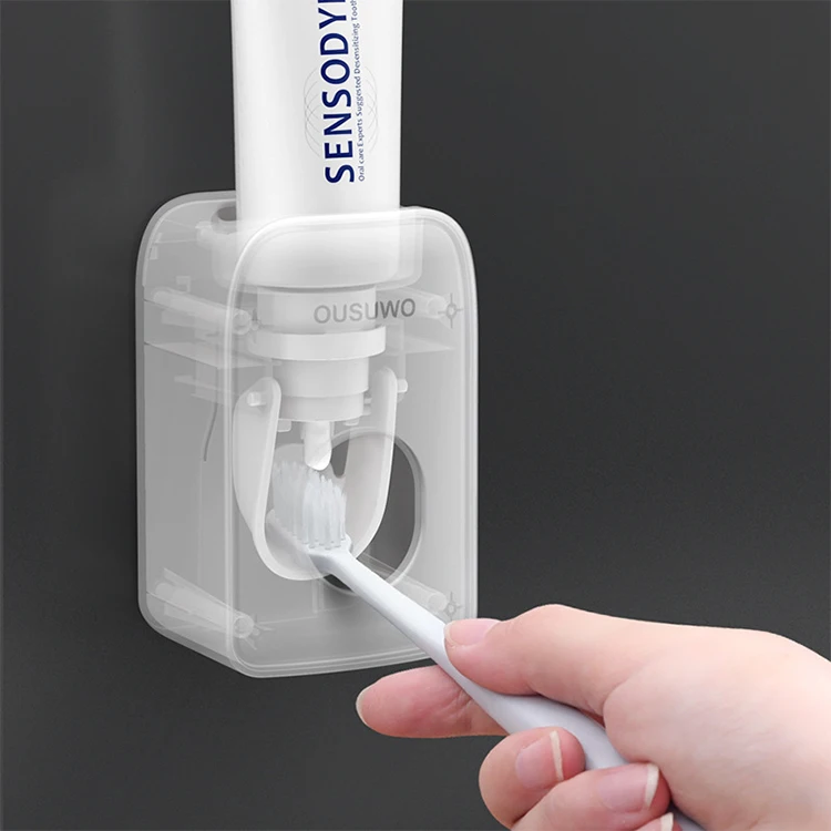 Оптовая продажа, настенный изысканный домашний декор, Автоматический Диспенсер зубной пасты, Пластиковый Диспенсер зубной пасты для ванной комнаты